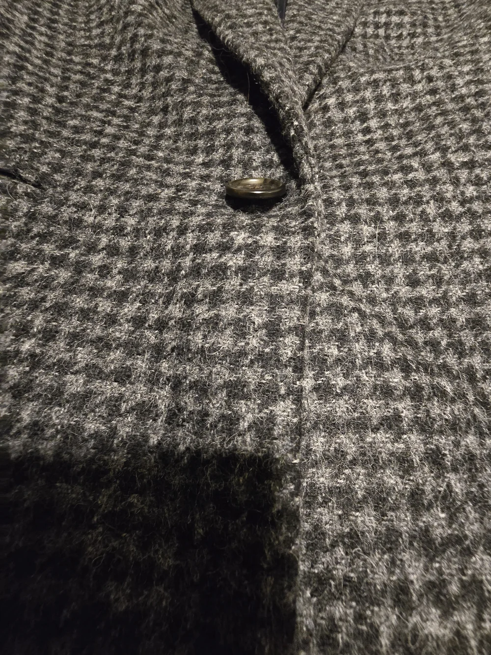 J. Crew Houndstooth Single-Breasted Blazer - Black & Gray